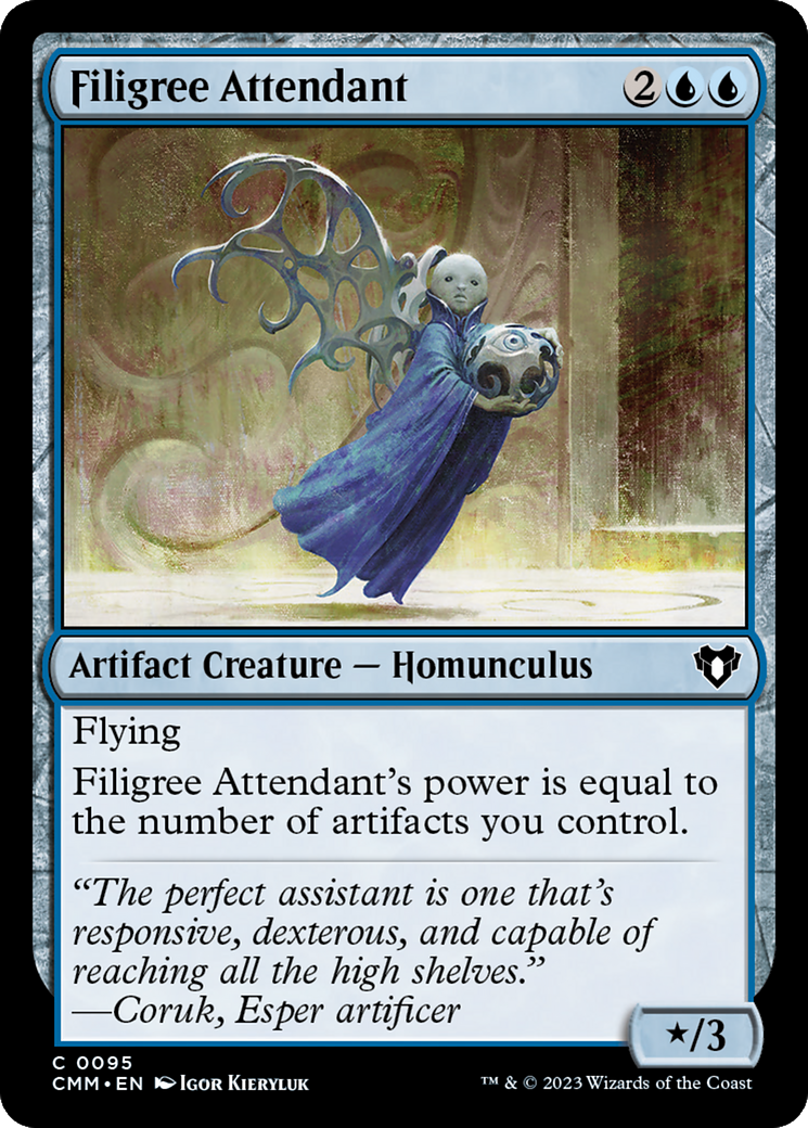 Filigree Attendant [Commander Masters] | Magic Magpie