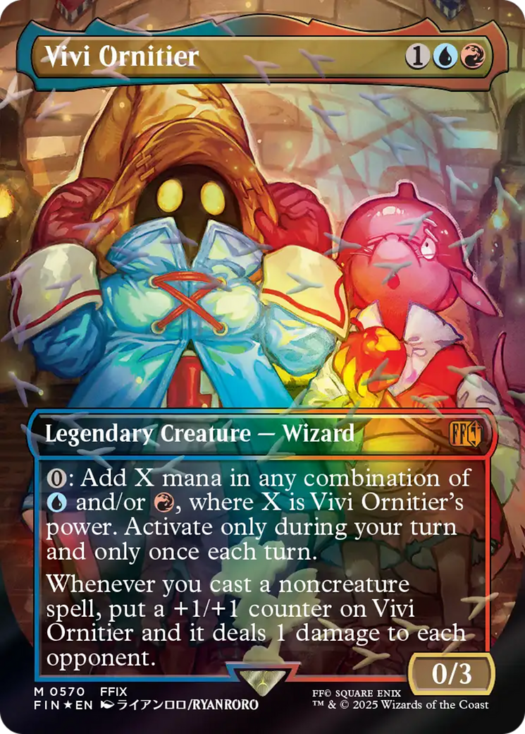 Vivi Ornitier (Borderless) (Chocobo Track Foil) [FINAL FANTASY] | Magic Magpie