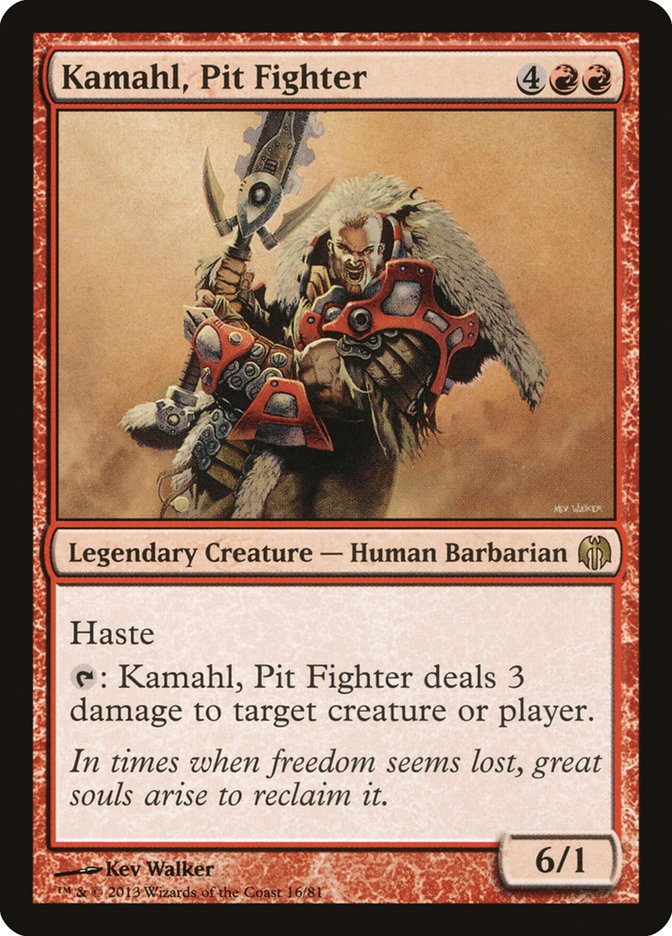 Kamahl, Pit Fighter [Duel Decks: Heroes vs. Monsters] | Magic Magpie