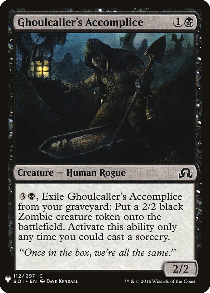 Ghoulcaller's Accomplice [Mystery Booster] | Magic Magpie
