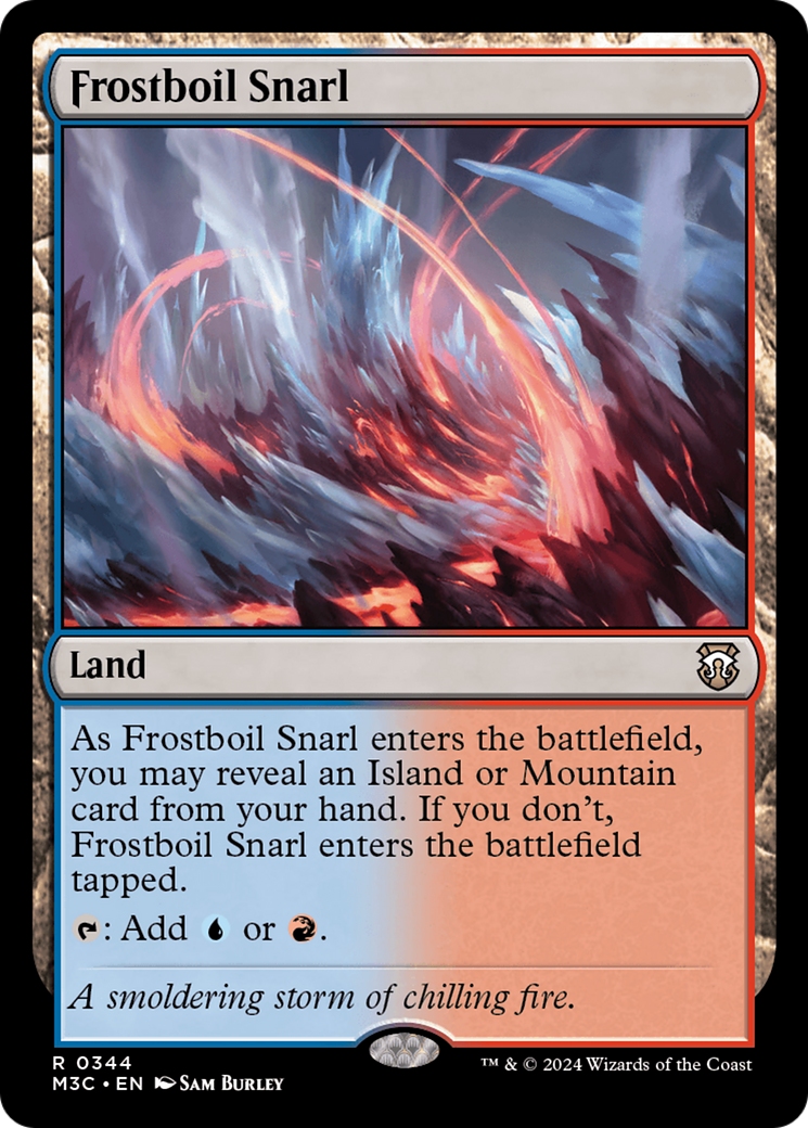 Frostboil Snarl (Ripple Foil) [Modern Horizons 3 Commander] | Magic Magpie