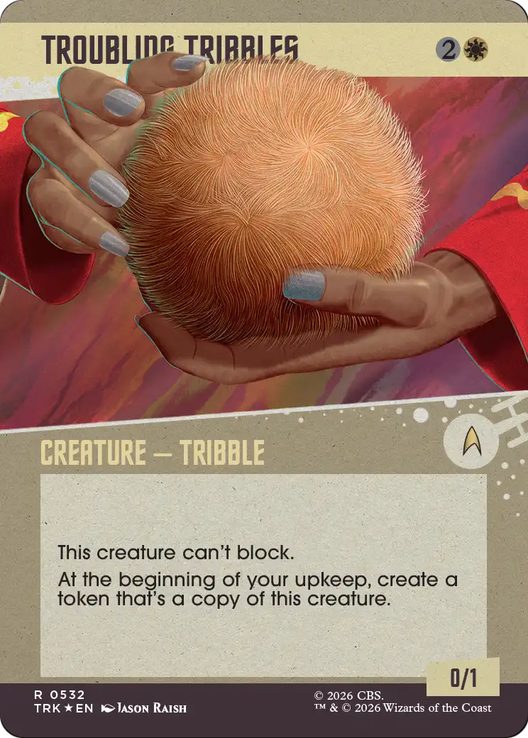 Troubling Tribbles (Showcase) (Surge Foil) [Star Trek] | Magic Magpie