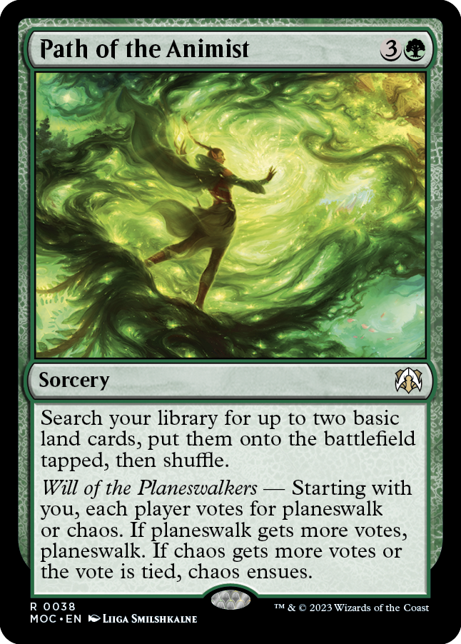 Path of the Animist [March of the Machine Commander] | Magic Magpie