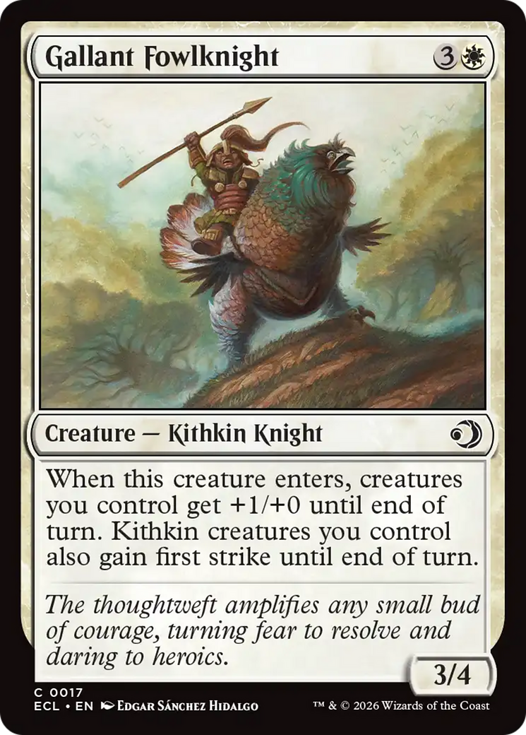 Gallant Fowlknight [Lorwyn Eclipsed] | Magic Magpie