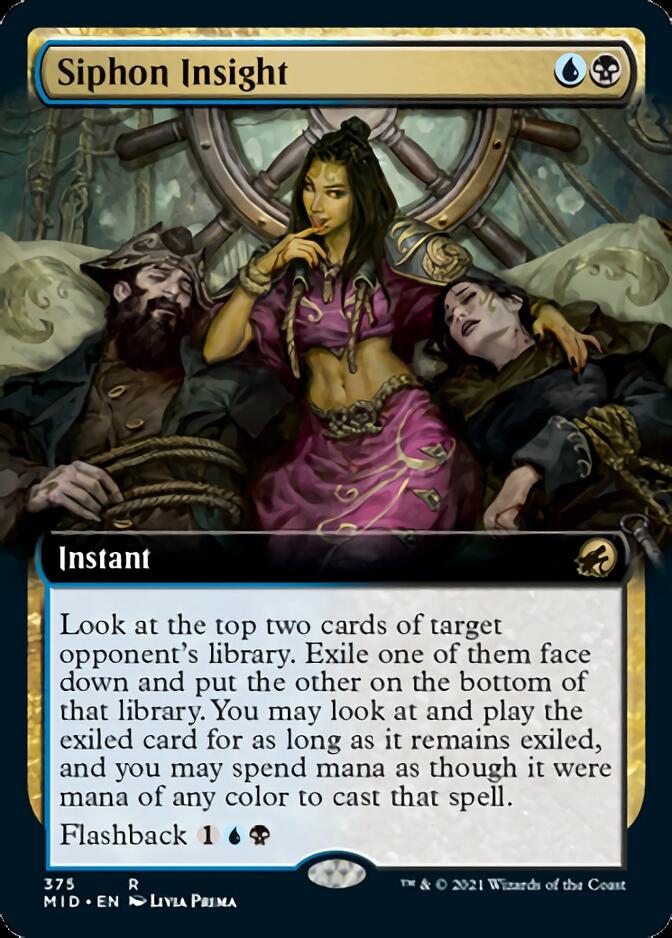 Siphon Insight (Extended Art) [Innistrad: Midnight Hunt] | Magic Magpie