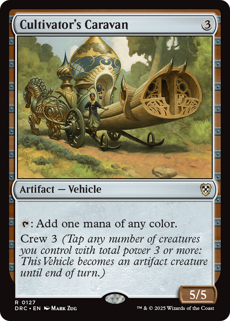 Cultivator's Caravan [Aetherdrift Commander] | Magic Magpie