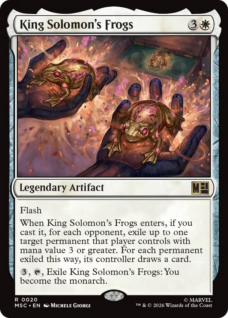 King Solomon's Frogs (Surge Foil) [Marvel Super Heroes Commander] | Magic Magpie