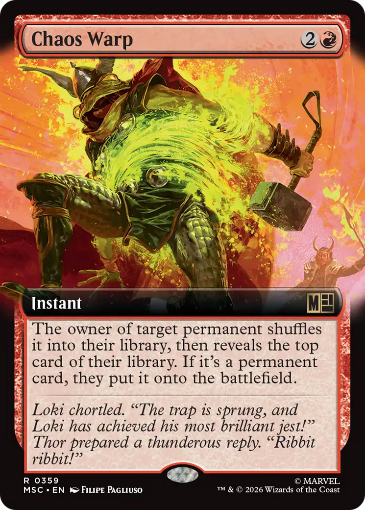 Chaos Warp (Extended Art) [Marvel Super Heroes Commander] | Magic Magpie