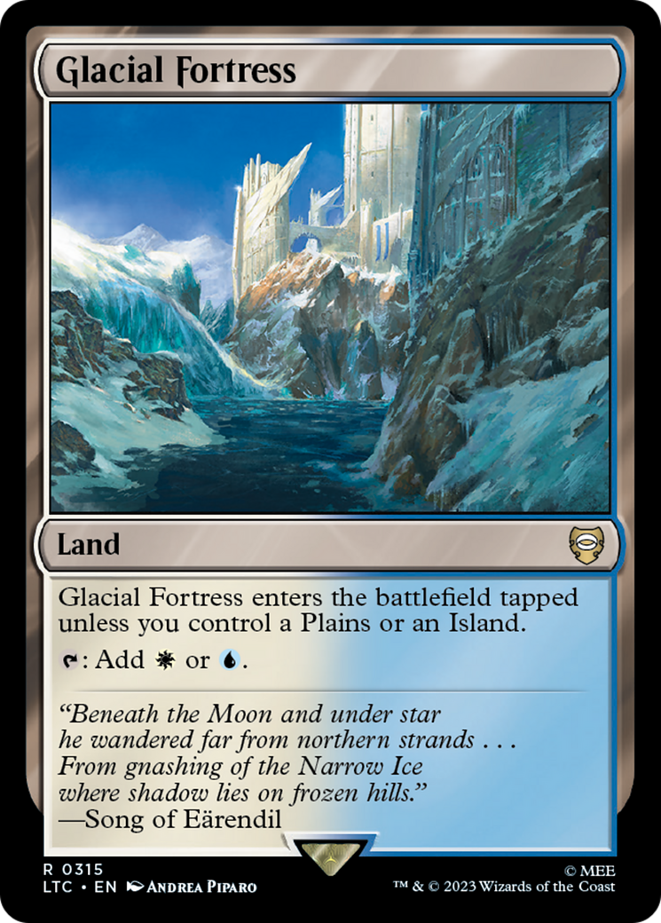 Glacial Fortress [The Lord of the Rings: Tales of Middle-Earth Commander] | Magic Magpie