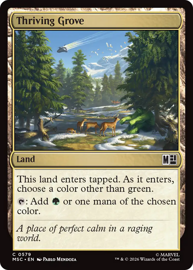 Thriving Grove [Marvel Super Heroes Commander] | Magic Magpie