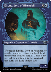 Elrond, Lord of Rivendell (Showcase) (Surge Foil) [The Lord of the Rings: Tales of Middle-Earth] | Magic Magpie