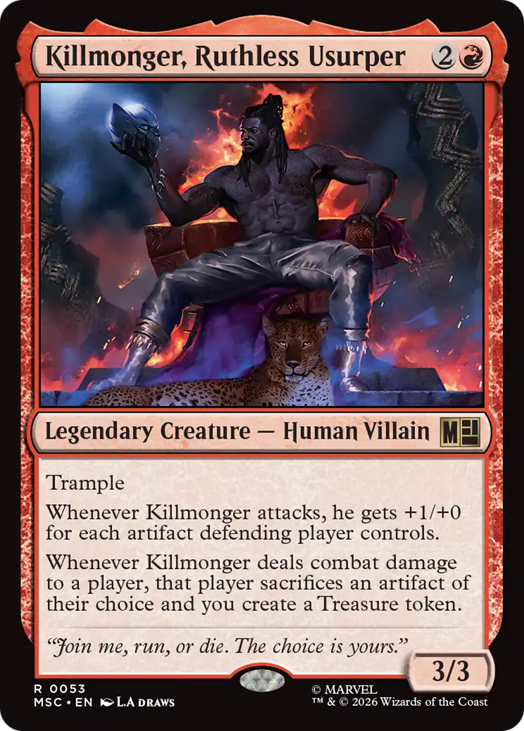 Killmonger, Ruthless Usurper [Marvel Super Heroes Commander] | Magic Magpie
