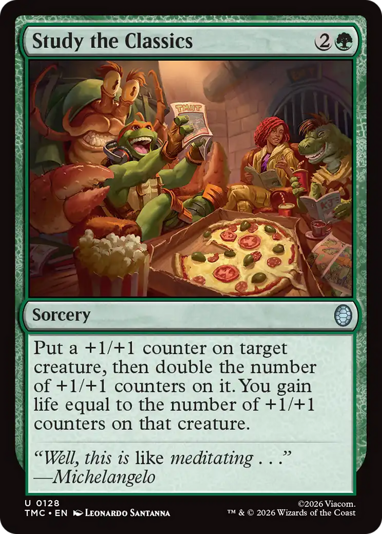 Study the Classics [Teenage Mutant Ninja Turtles Commander] | Magic Magpie