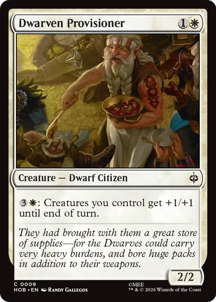 Dwarven Provisioner [The Hobbit] | Magic Magpie