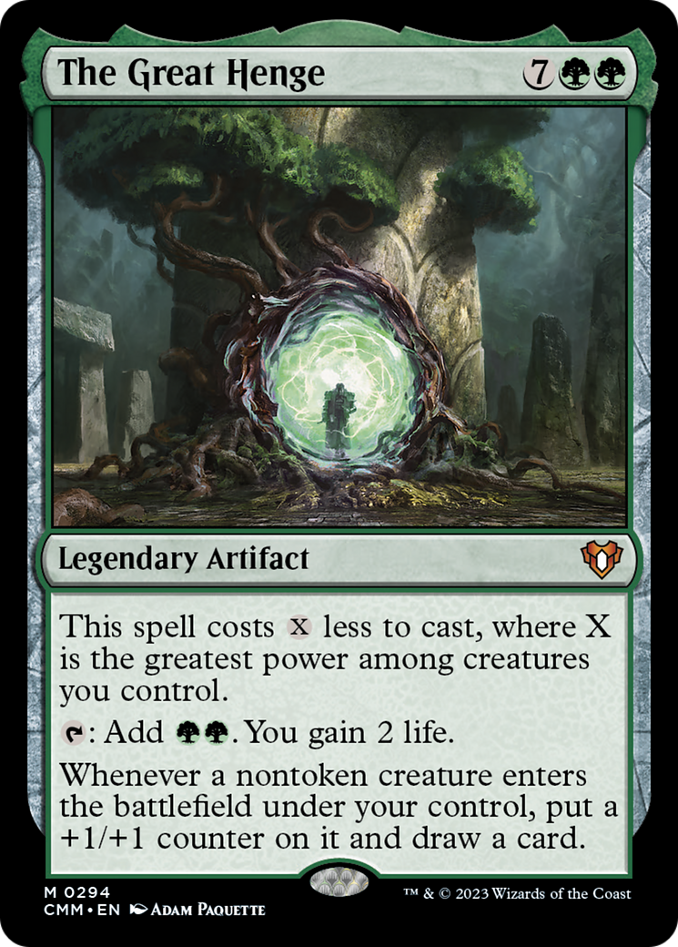 The Great Henge [Commander Masters] | Magic Magpie