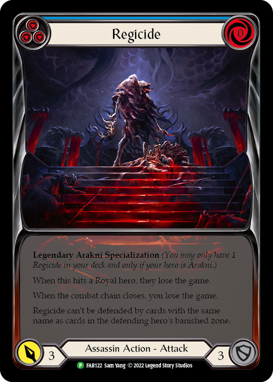 Regicide [FAB122] (Promo)  Rainbow Foil | Magic Magpie