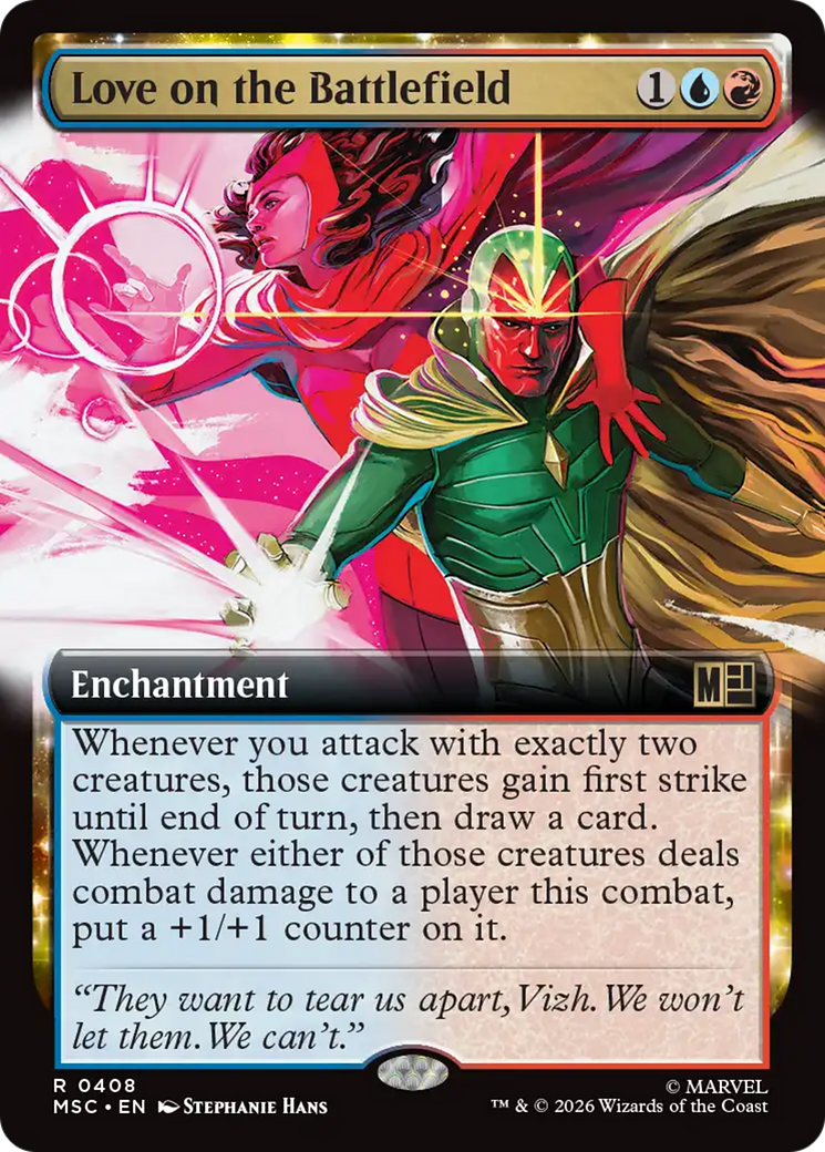 Love on the Battlefield (Extended Art) [Marvel Super Heroes Commander] | Magic Magpie