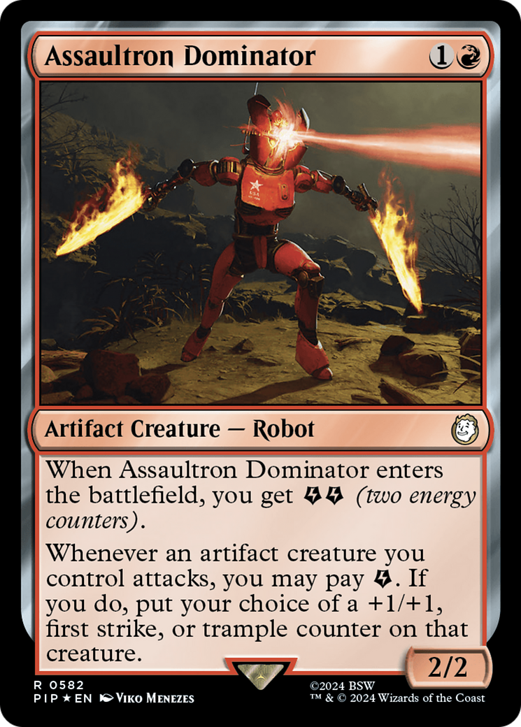 Assaultron Dominator (Surge Foil) [Fallout] | Magic Magpie