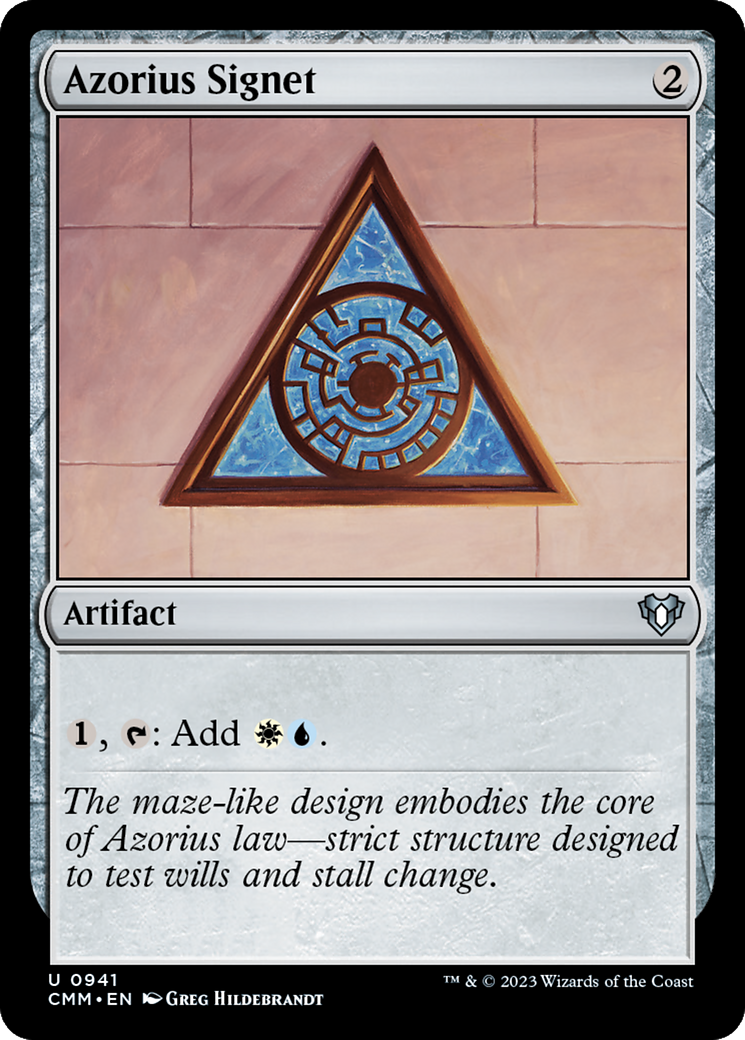 Azorius Signet [Commander Masters] | Magic Magpie