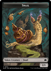 Snail // Thundertrap Trainer Double-Sided Token [Bloomburrow Tokens] | Magic Magpie