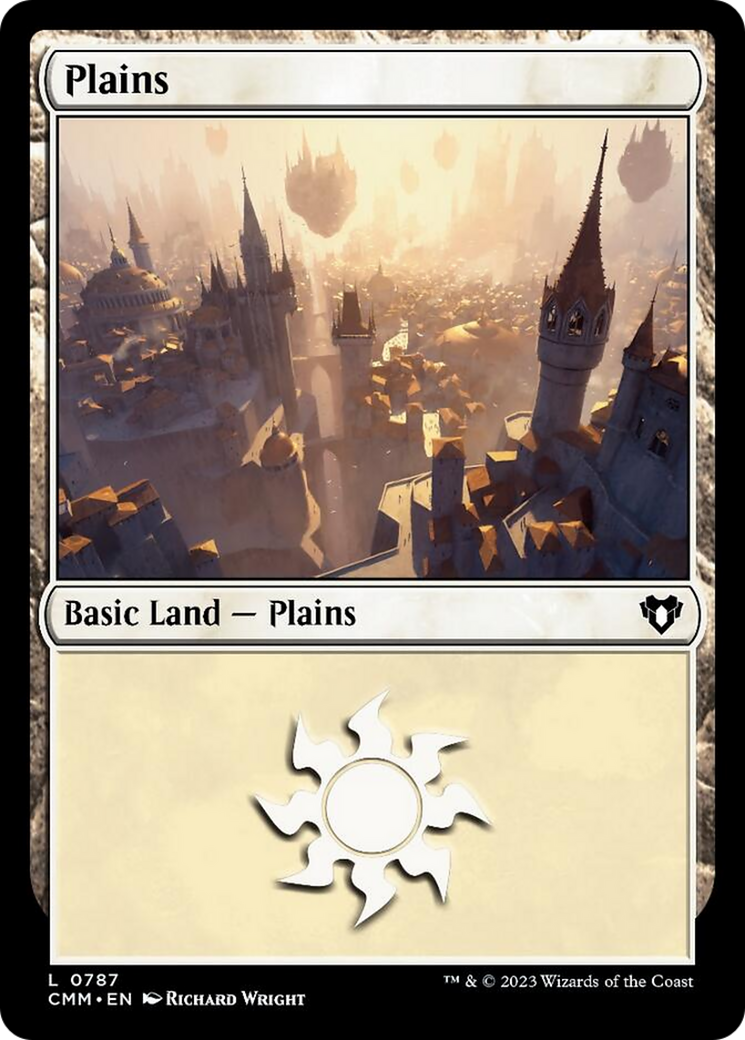 Plains (787) [Commander Masters] | Magic Magpie