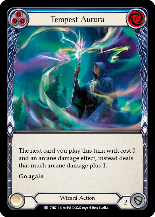 Tempest Aurora (Blue) [DYN211] (Dynasty) | Magic Magpie