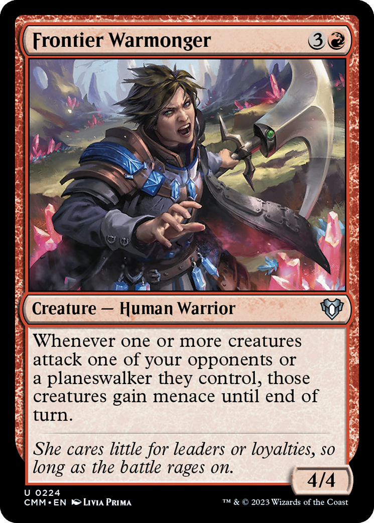 Frontier Warmonger [Commander Masters] | Magic Magpie