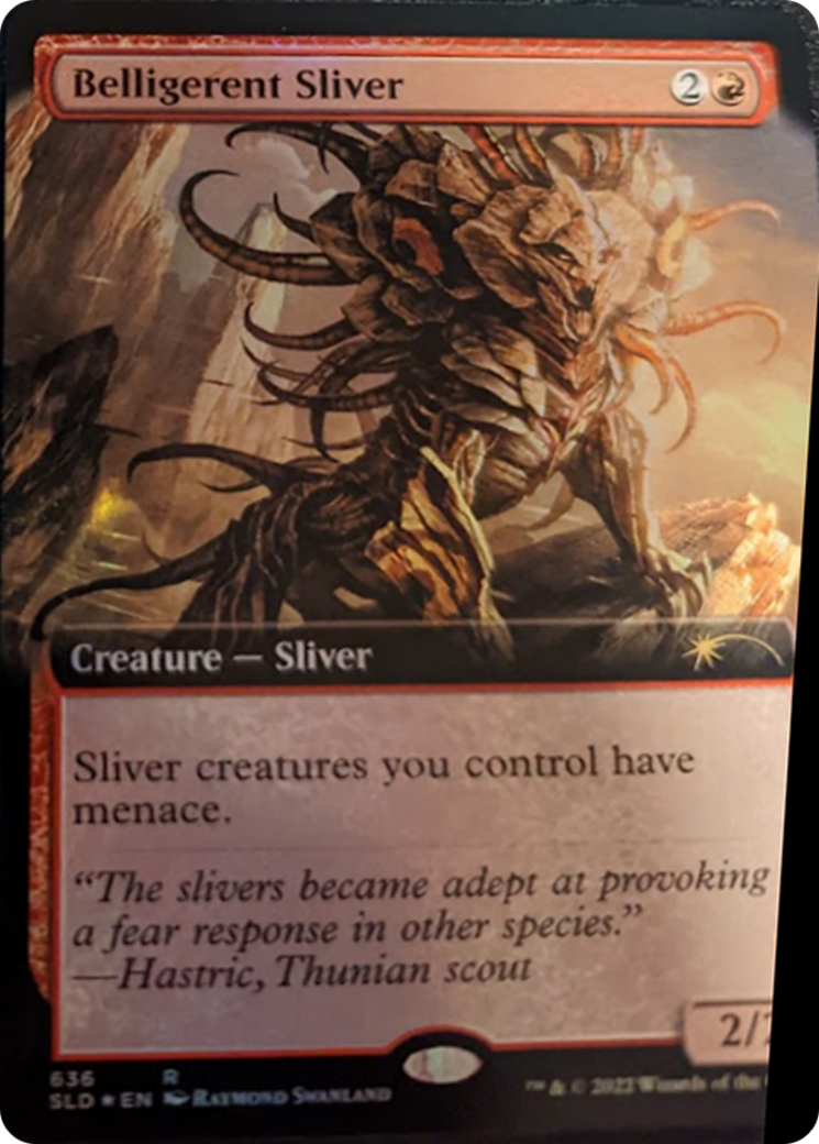 Belligerent Sliver (Extended Art) [Secret Lair Drop Series] | Magic Magpie