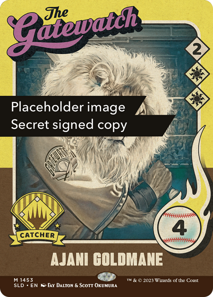 Ajani Goldmane (745) (Autographed) [Secret Lair Drop Series] | Magic Magpie