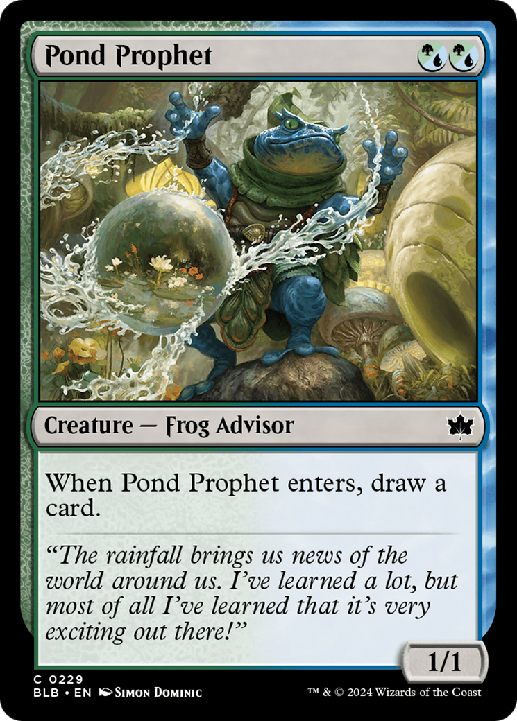 Pond Prophet [Bloomburrow] | Magic Magpie