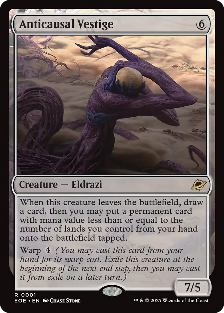 Anticausal Vestige [Edge of Eternities] | Magic Magpie