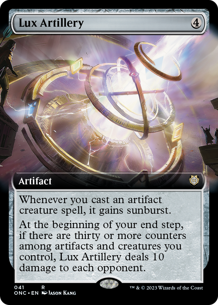 Lux Artillery (Extended Art) [Phyrexia: All Will Be One Commander] | Magic Magpie