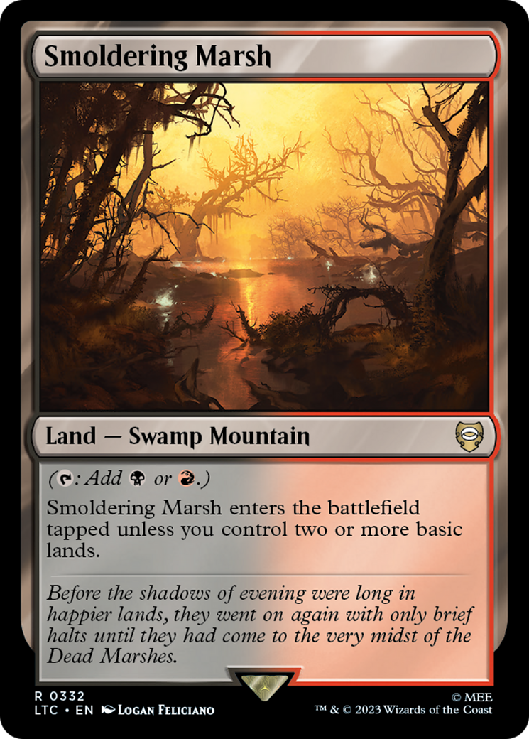 Smoldering Marsh [The Lord of the Rings: Tales of Middle-Earth Commander] | Magic Magpie