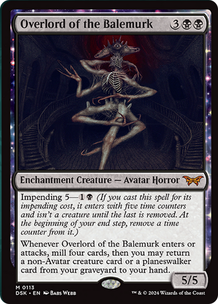 Overlord of the Balemurk [Duskmourn: House of Horror] | Magic Magpie