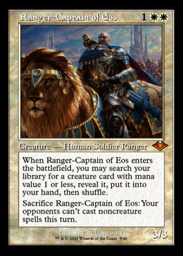 Ranger-Captain of Eos (Retro Foil Etched) [Modern Horizons] | Magic Magpie