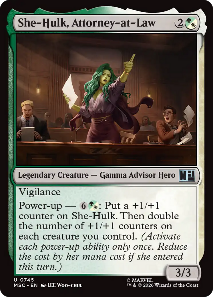She-Hulk, Wallbreaker (Surge Foil) [Marvel Super Heroes Commander] | Magic Magpie