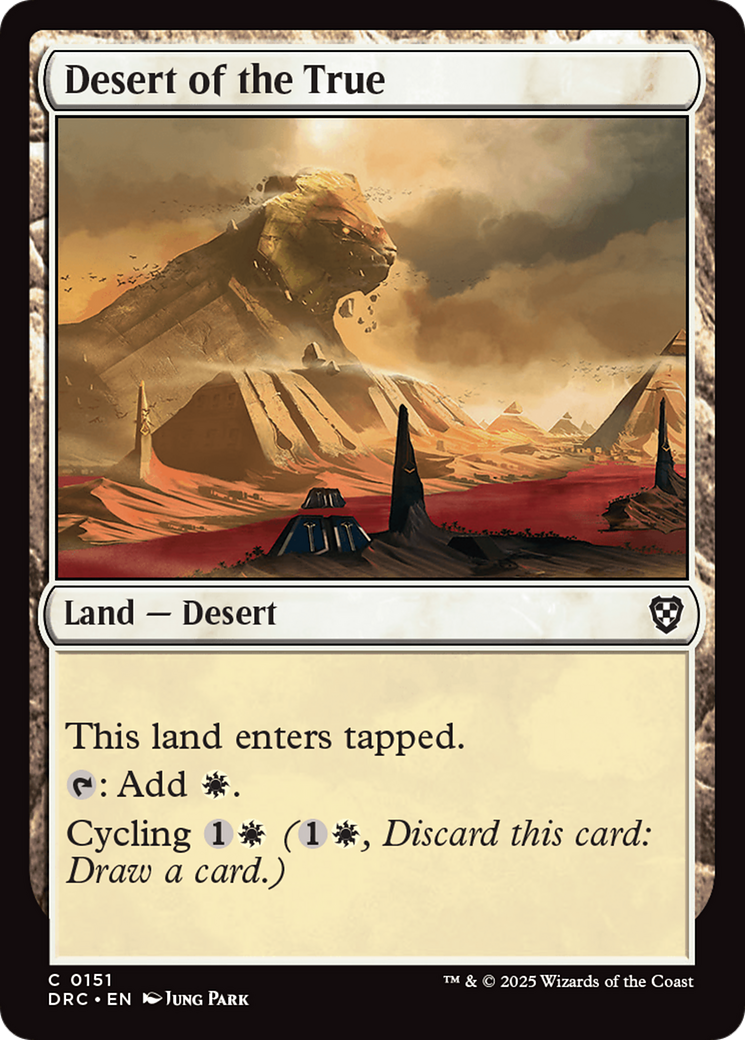 Desert of the True [Aetherdrift Commander] | Magic Magpie