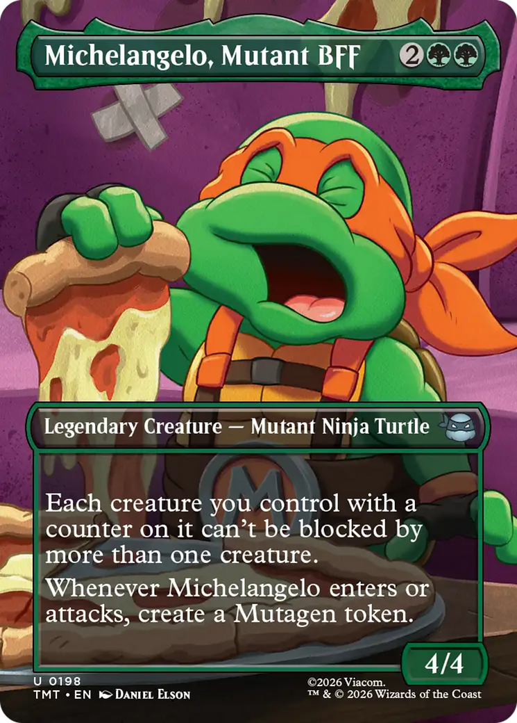 Michelangelo, Mutant BFF (Borderless) [Teenage Mutant Ninja Turtles] | Magic Magpie