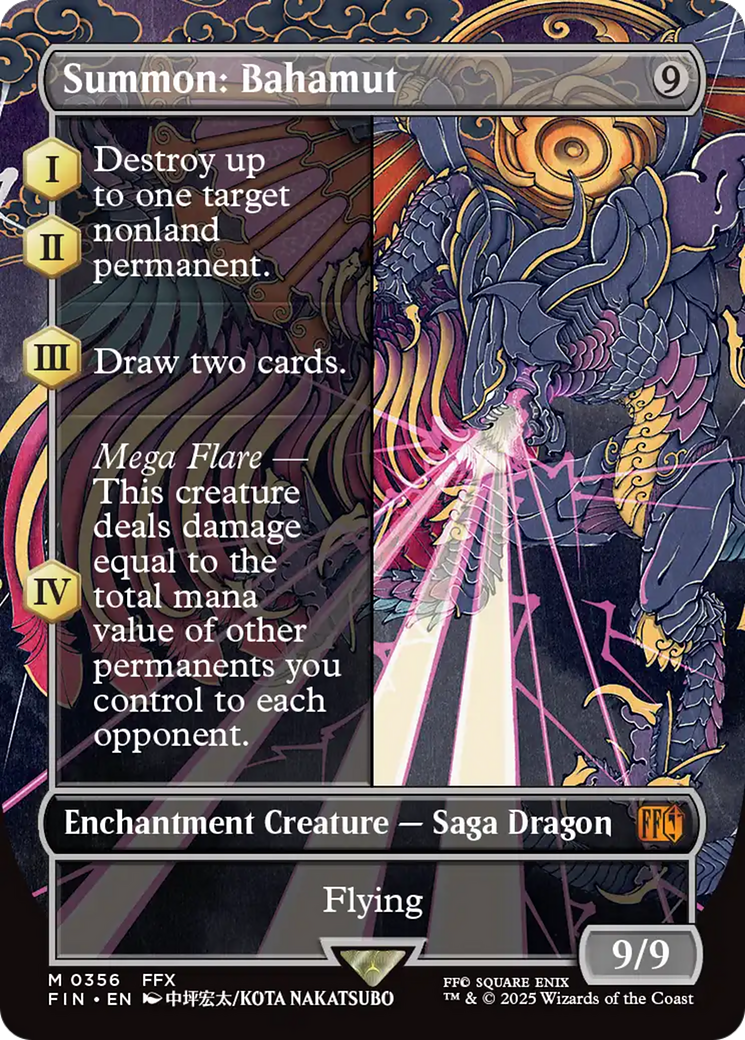 Summon: Bahamut (Borderless) [FINAL FANTASY] | Magic Magpie