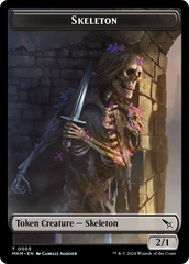 Detective // Skeleton Double-Sided Token [Murders at Karlov Manor Tokens] | Magic Magpie