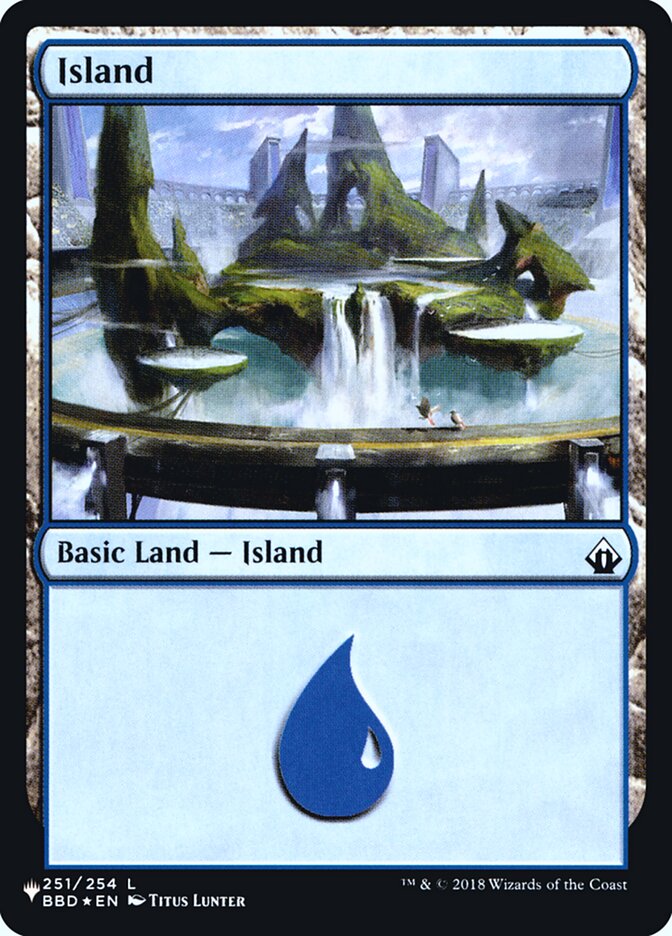 Island (Battlebound) [Secret Lair: Heads I Win, Tails You Lose] | Magic Magpie
