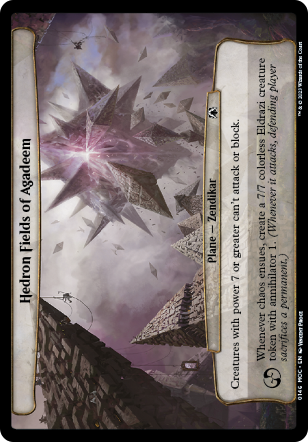 Hedron Fields of Agadeem [March of the Machine Commander] | Magic Magpie