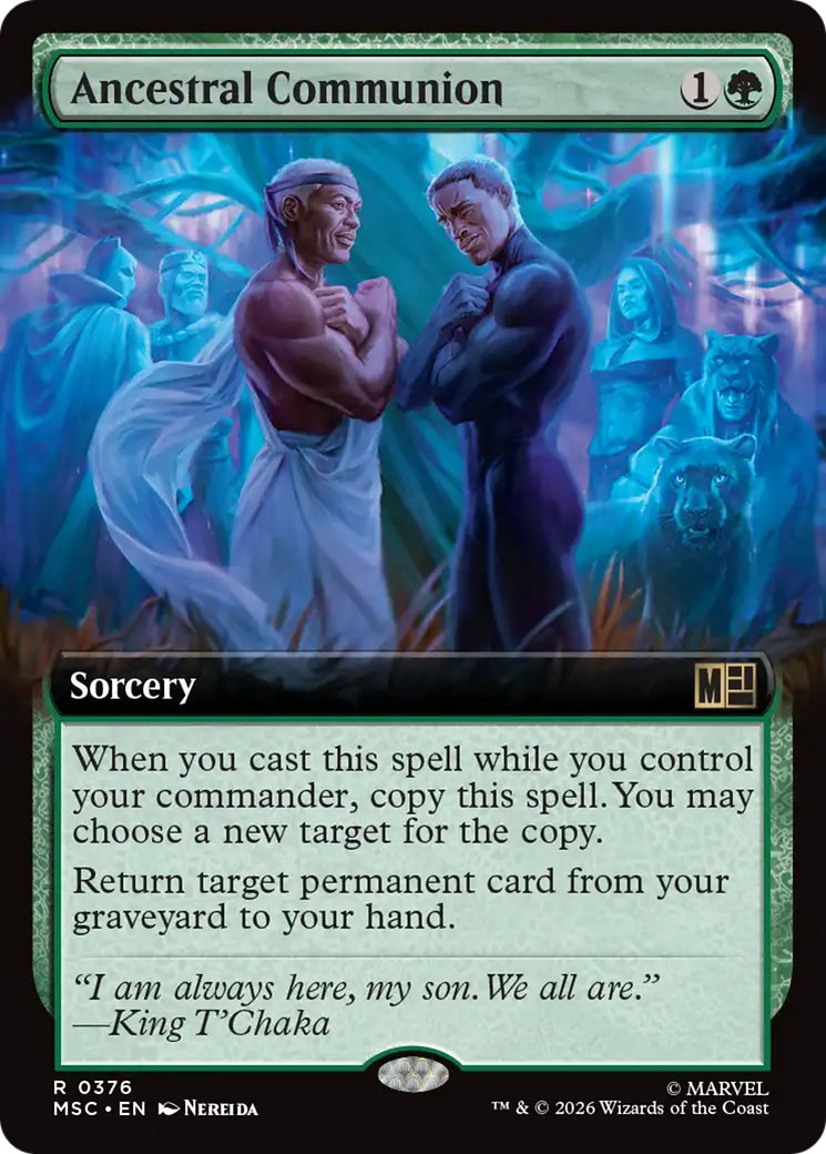 Ancestral Communion (Extended Art) [Marvel Super Heroes Commander] | Magic Magpie