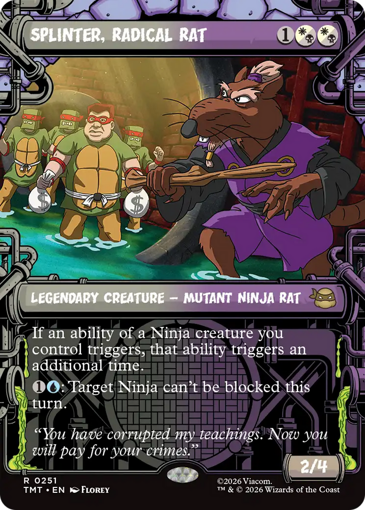 Splinter, Radical Rat (Showcase) [Teenage Mutant Ninja Turtles] | Magic Magpie