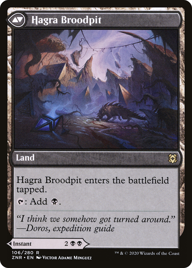 Hagra Mauling // Hagra Broodpit [Secret Lair: From Cute to Brute] | Magic Magpie