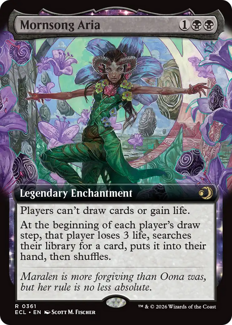 Mornsong Aria (Extended Art) [Lorwyn Eclipsed] | Magic Magpie