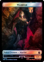 Warrior // Food (0058) Double-Sided Token (Surge Foil) [Doctor Who Tokens] | Magic Magpie