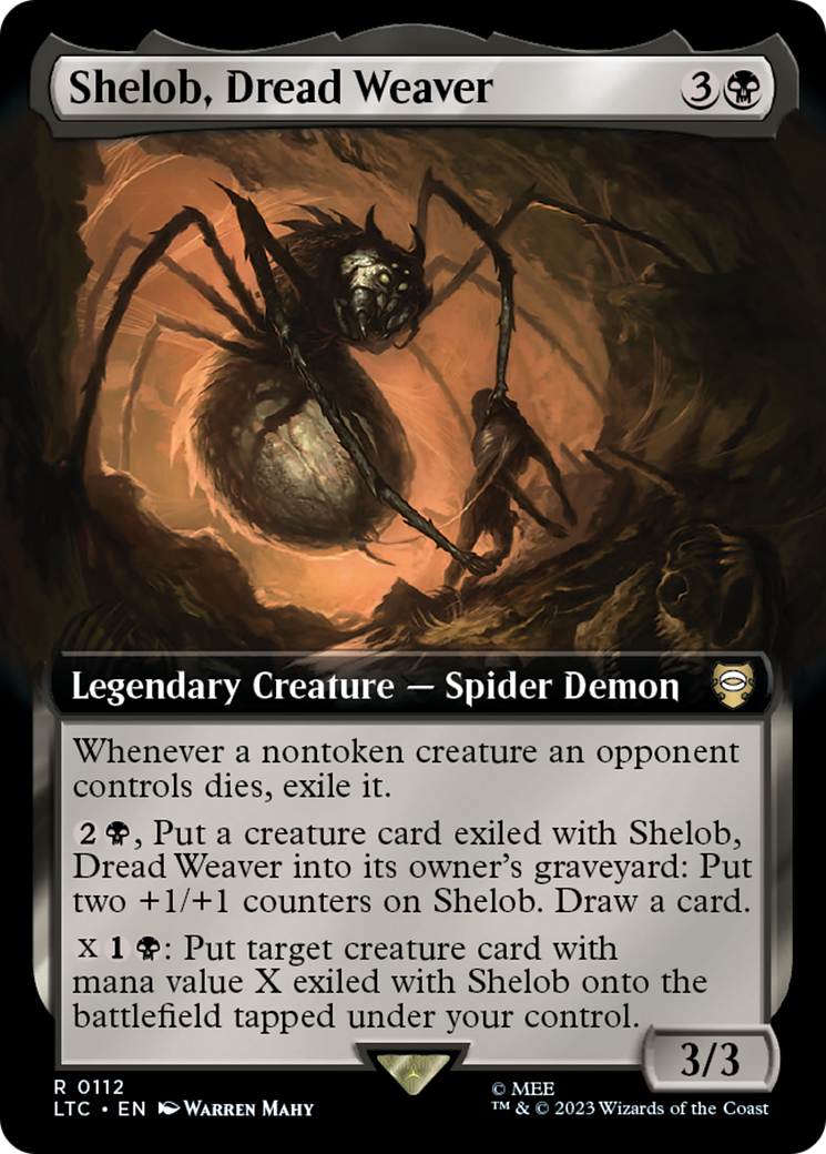 Shelob, Dread Weaver (Extended Art) [The Lord of the Rings: Tales of Middle-Earth Commander] | Magic Magpie