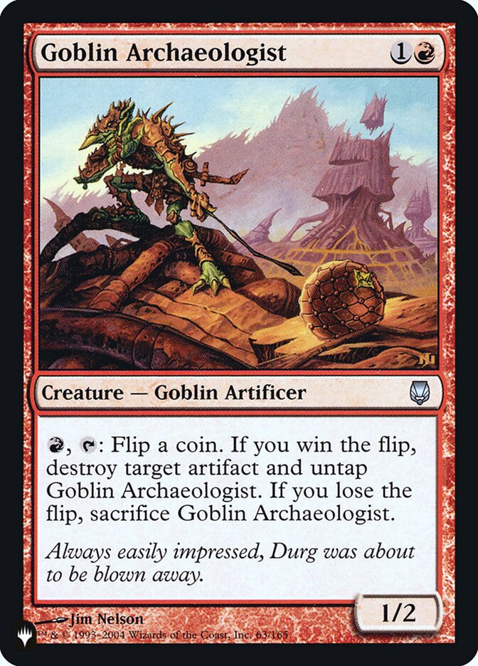 Goblin Archaeologist [Secret Lair: Heads I Win, Tails You Lose] | Magic Magpie