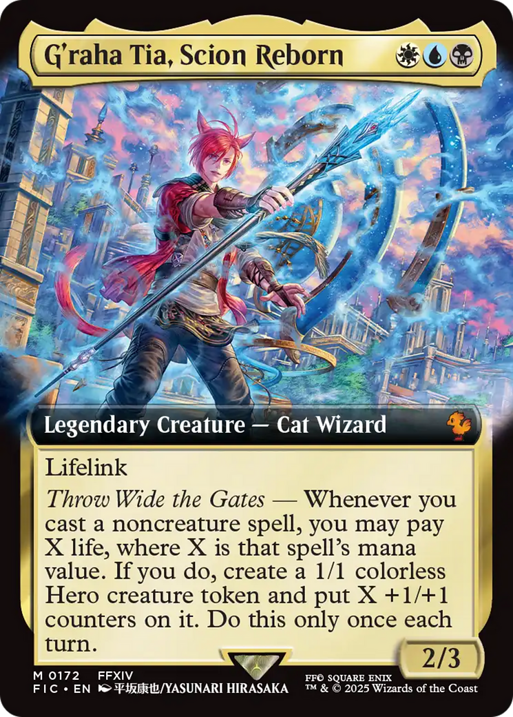 G'raha Tia, Scion Reborn (Extended Art) [FINAL FANTASY Commander] | Magic Magpie